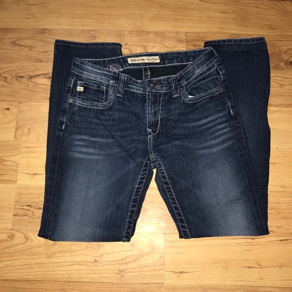 {Big Star}•Kayla Straight Leg Dark Wash Denim 27 - Picture 8 of 8
